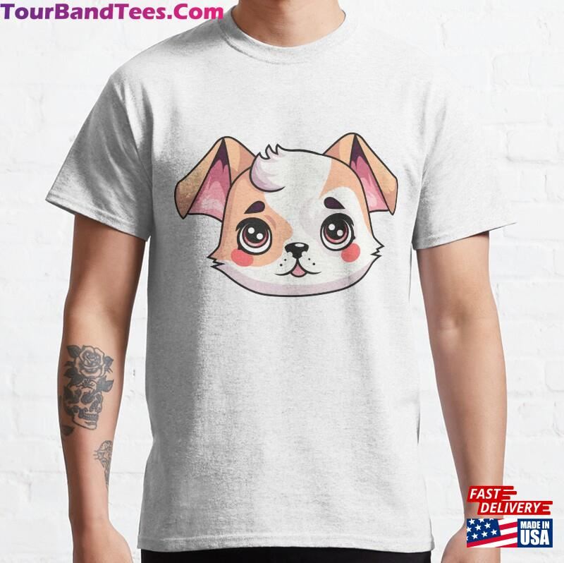 Cuddly Canine Irresistible Pup Illustration For Dog Lovers Classic T-Shirt Hoodie 29Uf163444 – Utopia Fashion