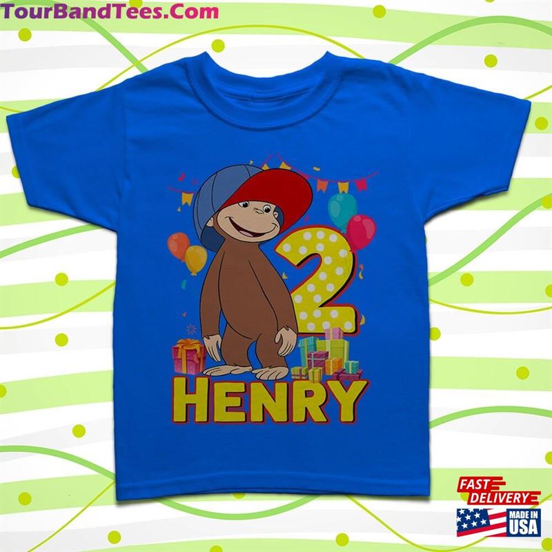 Curious George Birthday Shirts Customized Family Matching Sweatshirt Hoodie 29Uf147410 – Utopia Fashion