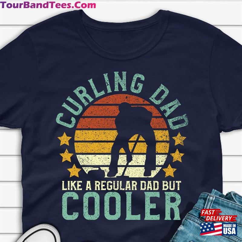 Curling Dad Shirt Funny Vintage Curler Father’S Day Gift Unisex Classic 29Uf157380 – Utopia Fashion