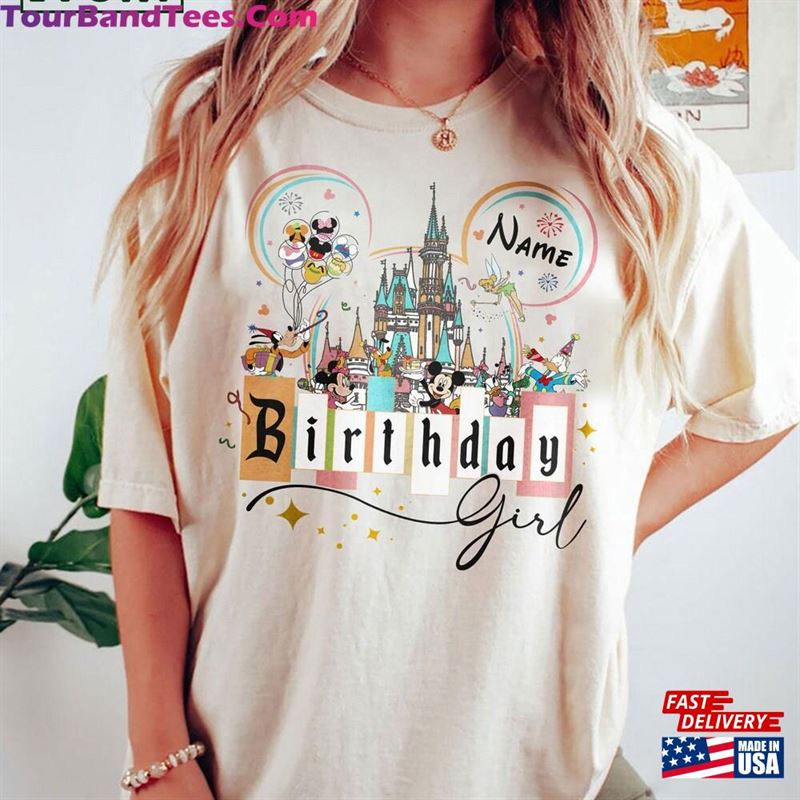 Custom Disney Birthday Comfort Colors Shirt Girl Squad Unisex Hoodie 29Uf157123 – Utopia Fashion