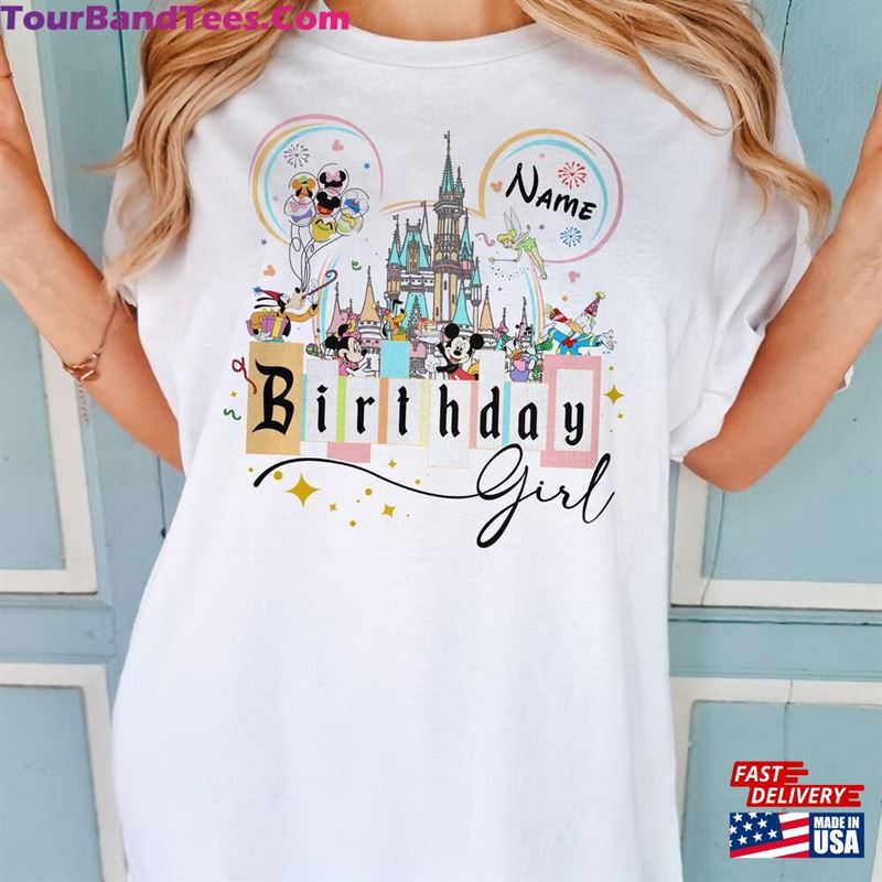 Custom Disney Birthday Comfort Colors Shirt Girl Squad Unisex Hoodie 29Uf157123 – Utopia Fashion