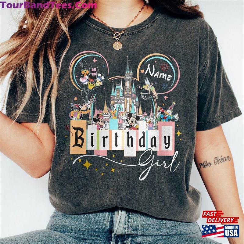 Custom Disney Birthday Comfort Colors Shirt Girl Squad Unisex Hoodie 29Uf157123 – Utopia Fashion