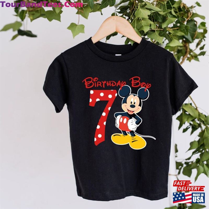 Custom Disney Birthday Shirt Personalized Age Kid Tee Sweatshirt T-Shirt 29Uf147125 – Utopia Fashion