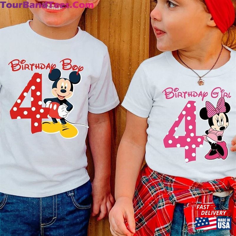 Custom Disney Birthday Shirt Personalized Age Kid Tee Sweatshirt T-Shirt 29Uf147125 – Utopia Fashion