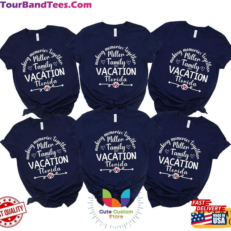 Custom Family Vacation Shirt Matching Personalized Unisex T-Shirt 29Uf164234 – Utopia Fashion