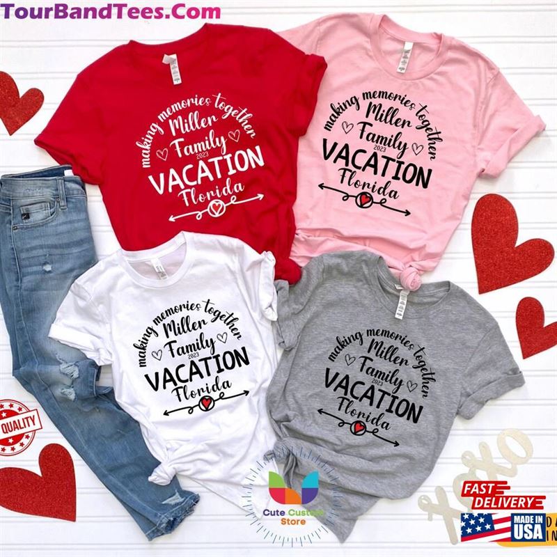 Custom Family Vacation Shirt Matching Personalized Unisex T-Shirt 29Uf164234 – Utopia Fashion