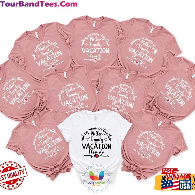 Custom Family Vacation Shirt Matching Personalized Unisex T-Shirt 29Uf164234 – Utopia Fashion