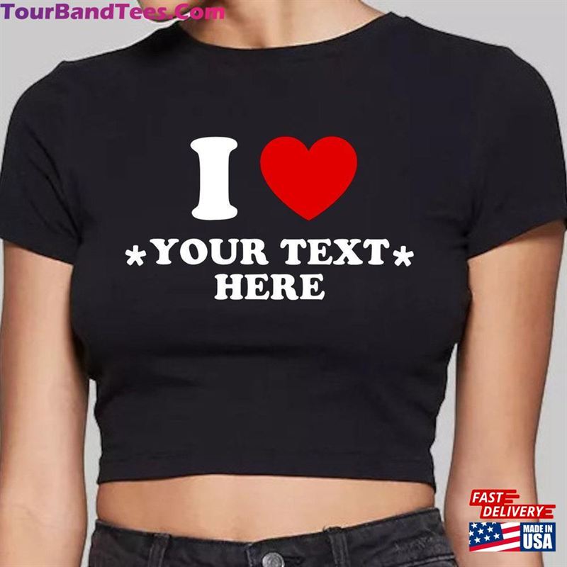 Custom I Heart Shirt Unisex T-Shirt 29Uf163652 – Utopia Fashion