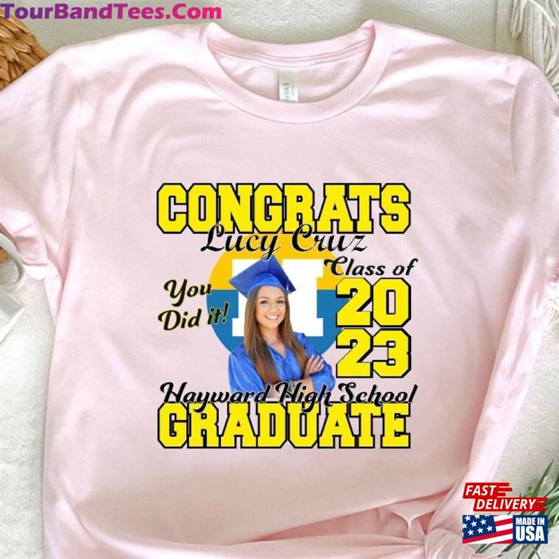 Custom Photo Name Grad T-Shirt Personalized Of A Graduate Graduation Shirt Classic Sweatshirt 29Uf164389 – Utopia Fashion