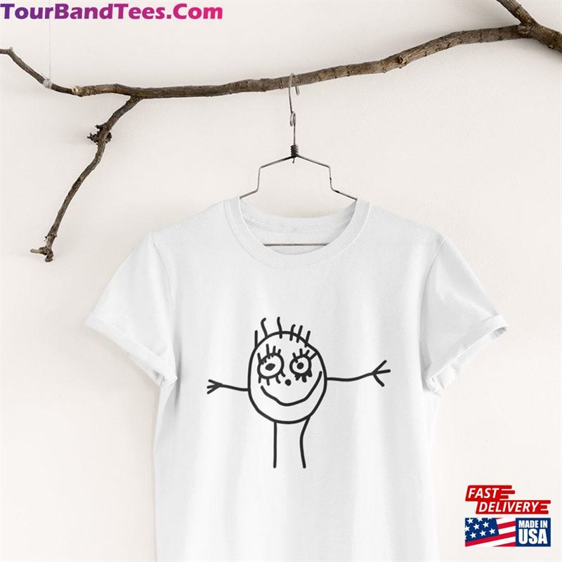 Custom Shirt With Hand Drawn Child Drawing Print Kid Artwork On Personalized Tshirt Unique Gift For Moms Dads Hoodie Unisex 29Uf157564 – Utopia Fashion