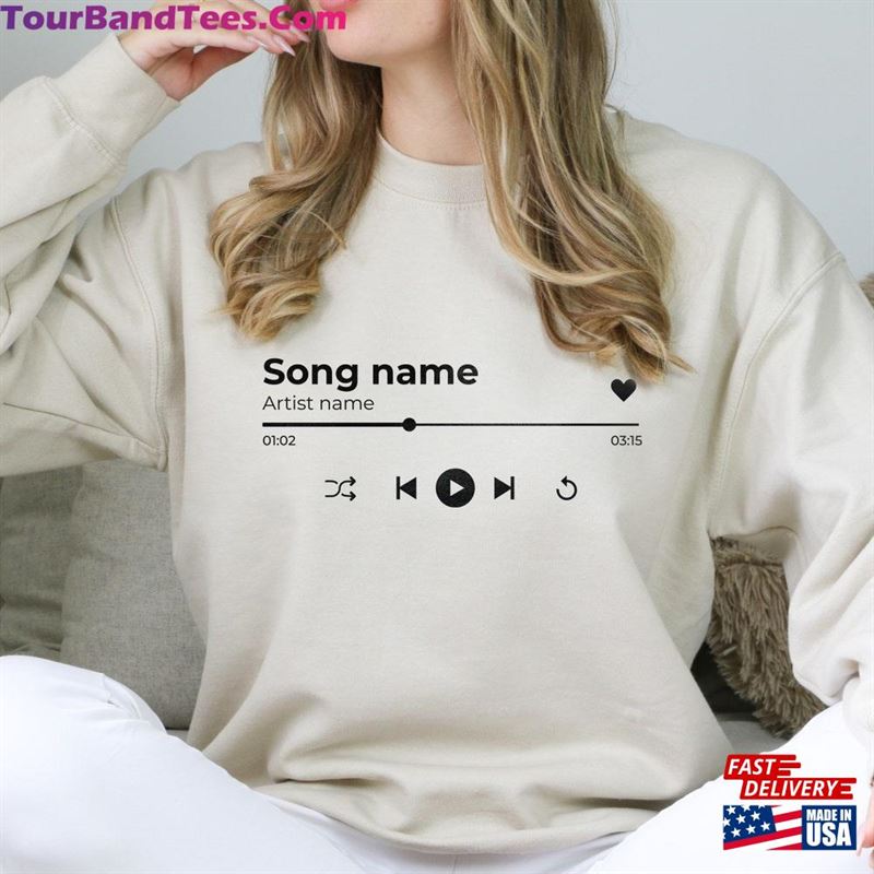 Custom Song Name And Artist Shirt Sweatshirt T-Shirt 29Uf164084 – Utopia Fashion