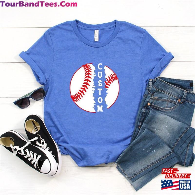 Customized Baseball T-Shirt Name And Number Customize Shirt Classic Unisex 29Uf152325 – Utopia Fashion