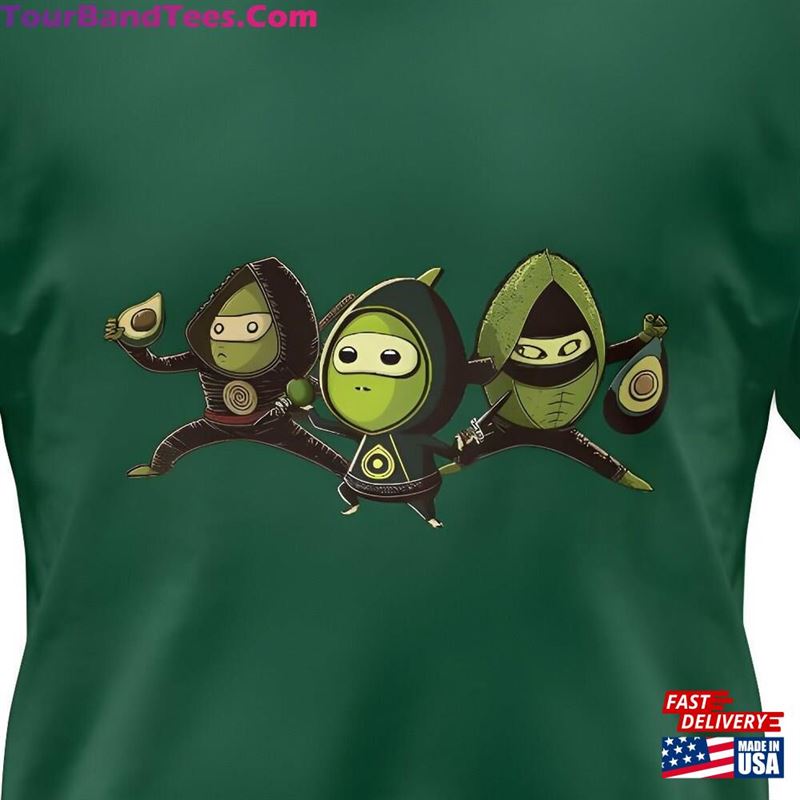 Cute Avocado Ninjas Unisex T-Shirt 29Uf147164 – Utopia Fashion