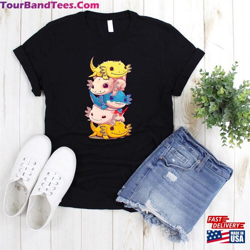 Cute Axolotl T-Shirt Funny Shirt Kids Classic 29Uf147129 – Utopia Fashion