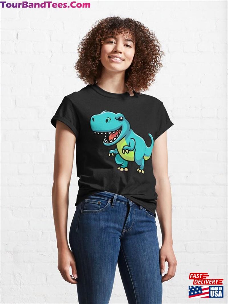 Cute Dinosaur Classic T-Shirt Sweatshirt Unisex 29Uf164476 – Utopia Fashion