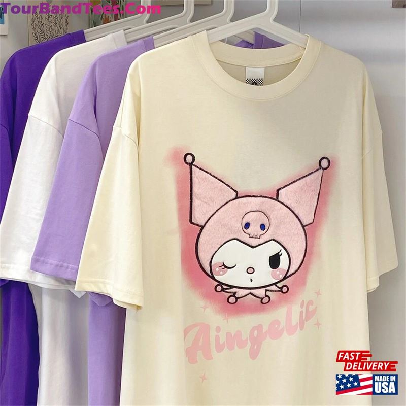 Cute Kawaii Kuromi And Cinnamonrolloversized T-Shirt Sweatshirt Classic 29Uf162993 – Utopia Fashion