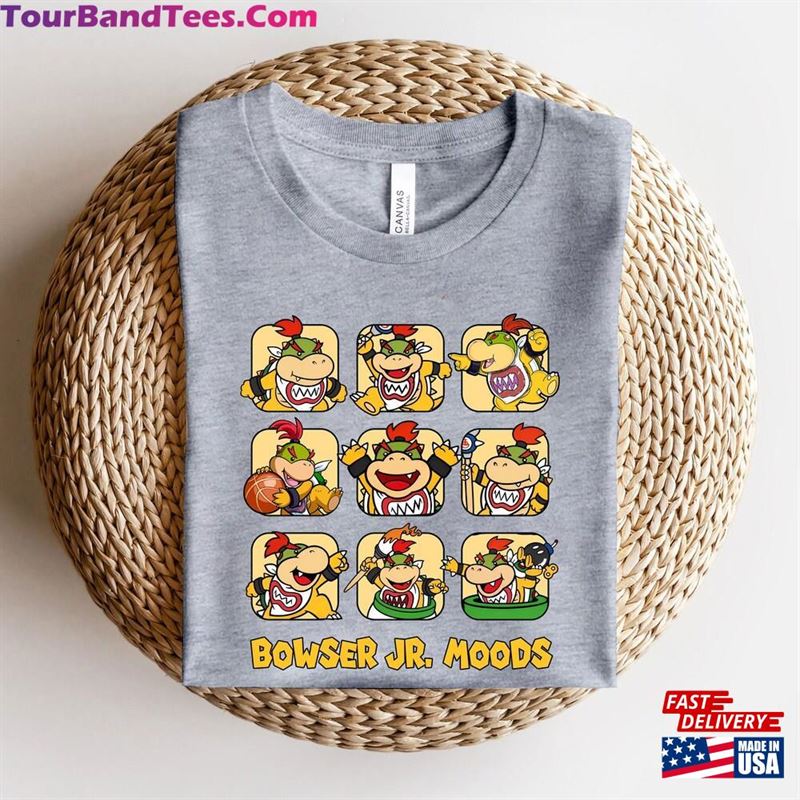 Cute Nintendo Bowser Jr Moods T-Shirt Classic 29Uf152193 – Utopia Fashion