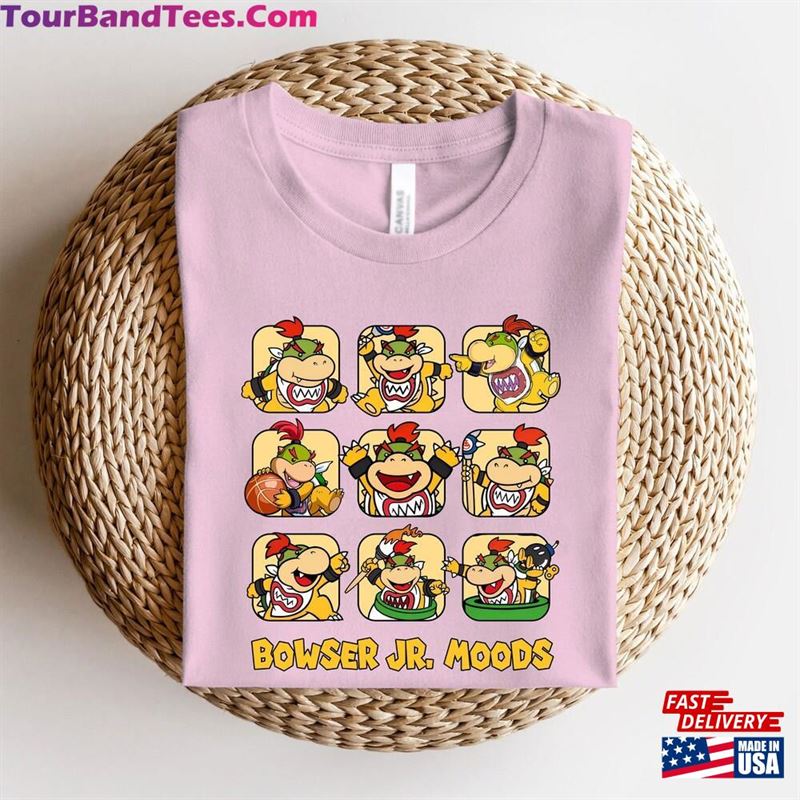 Cute Nintendo Bowser Jr Moods T-Shirt Classic 29Uf152193 – Utopia Fashion