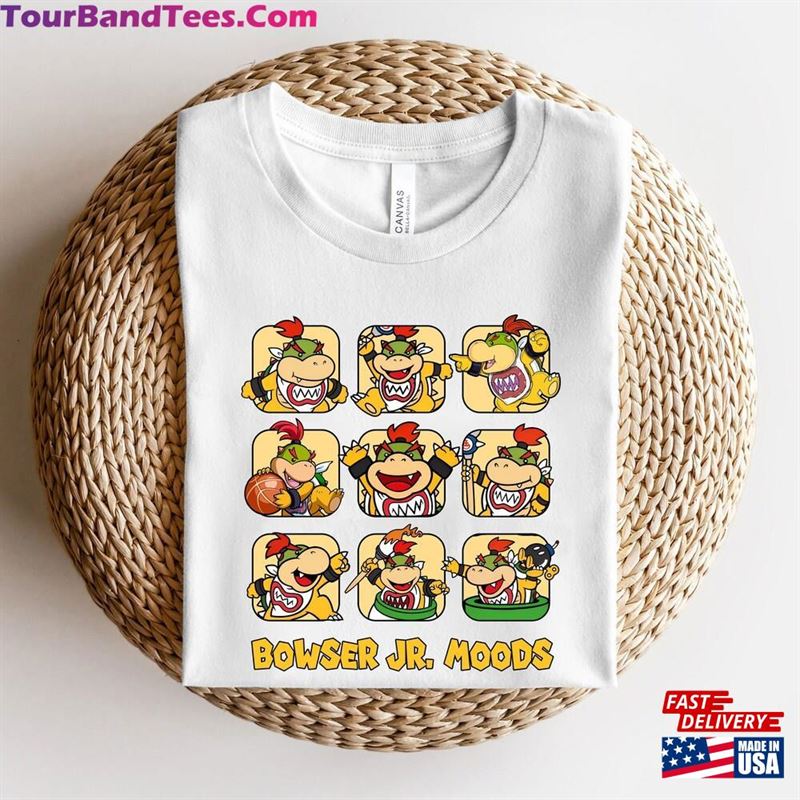 Cute Nintendo Bowser Jr Moods T-Shirt Classic 29Uf152193 – Utopia Fashion