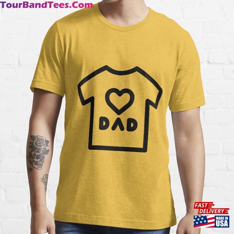 Dad Loves T-Shirt Classic 29Uf164369 – Utopia Fashion