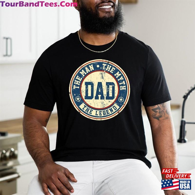 Dad The Man Myth Legend Shirt Fathers Day Gift Retro T-Shirt Hoodie Unisex 29Uf163164 – Utopia Fashion