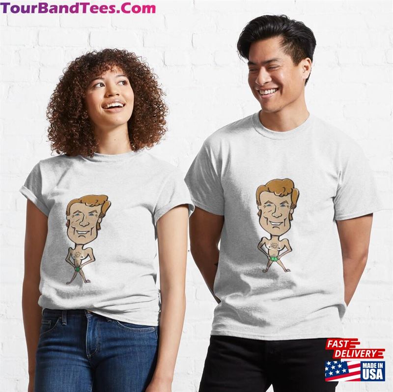 David Hasselhoff Cartoon Classic T-Shirt Unisex 29Uf163495 – Utopia Fashion