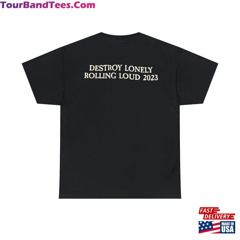 Destroy Lonely Rolling Loud (Back Print !) Merch Tour Tee T-Shirt Unisex 29Uf142115 – Utopia Fashion