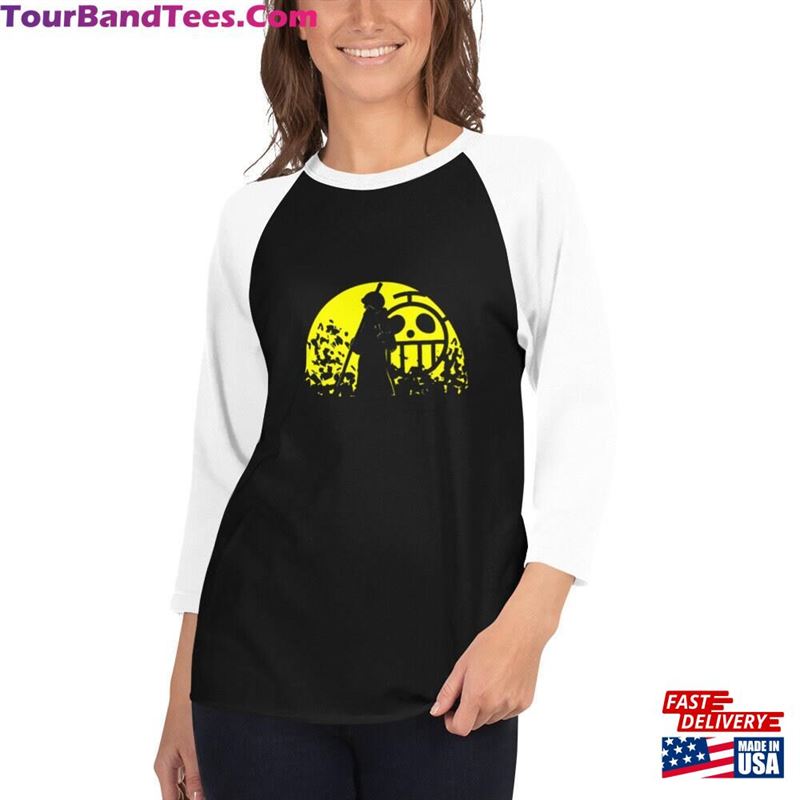 Digital Trafalgar D Law Design Printed Sleeve Raglan Shirt Hoodie T-Shirt 29Uf142233 – Utopia Fashion