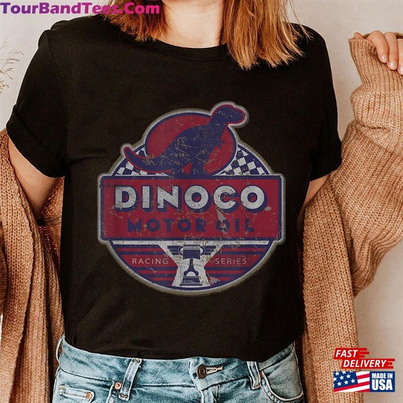 Dinoco Motor Oil Faded Sign Shirt Cars Movie T-Shirt Lightning Mcqueen Sweatshirt 29Uf163535 – Utopia Fashion