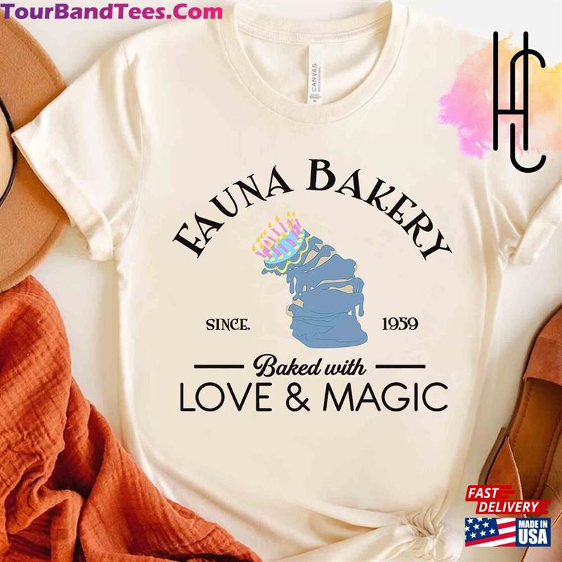 Disney Aurora Princess Sleeping Beauty Fauna Bakery Shop Fairy Godmothers Shirt Wdw Magic Kingdom Family Vacation Holiday Gift Classic Unisex 29Uf142333 – Utopia Fashion