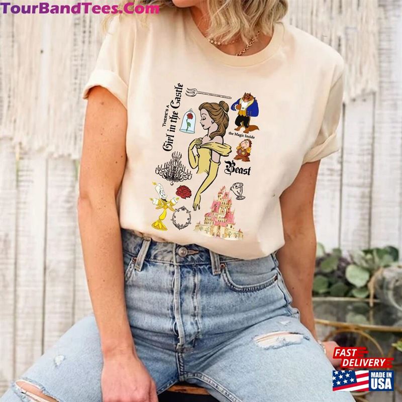 Disney Beauty And The Beast Characters Sketched T-Shirt Unisex 29Uf142318 – Utopia Fashion