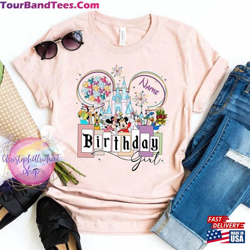 Disney Birthday Shirt Girl Kids T-Shirt Sweatshirt 29Uf142335 – Utopia Fashion