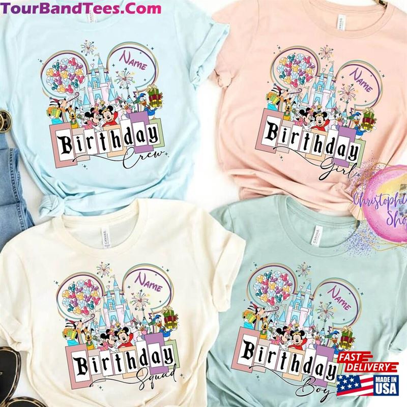 Disney Birthday Shirt Girl Kids T-Shirt Sweatshirt 29Uf142335 – Utopia Fashion