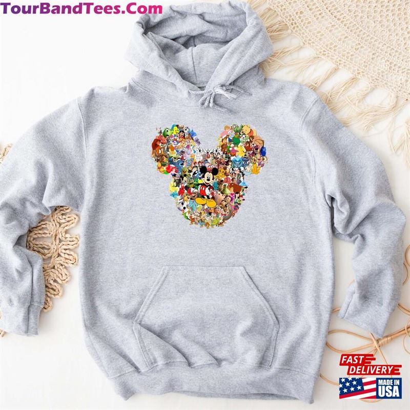 Disney Characters Mickey Head Shirt Sweatshirt Hoodie Family Matching T-Shirt 29Uf142200 – Utopia Fashion