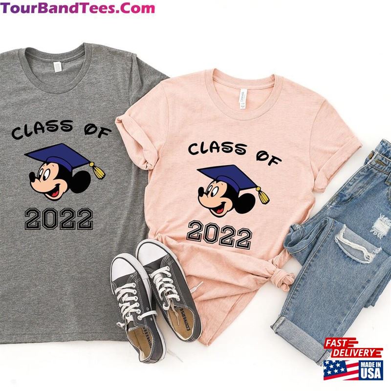 Disney Class Of Graduation Shirt Disneyland Vacation T-Shirt Mickey Ear Trip Sweatshirt Hoodie 29Uf163039 – Utopia Fashion