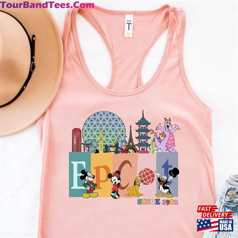 Disney Epcot Tank Top Vintage Mickey And Friends Classic Sweatshirt 29Uf164233 – Utopia Fashion