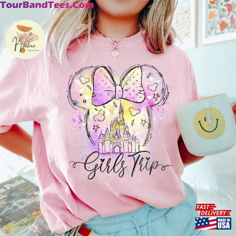 Disney Girls Trip Watercolor Shirt Birthday Girl Besties Matching Shirts Classic Sweatshirt 29Uf157182 – Utopia Fashion