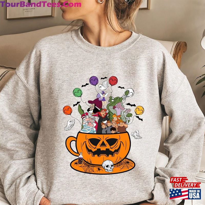 Disney Halloween Peter Pan Pumpkin Teacup Shirt Scary Mickey Balloon Disneyland Family Matching Shirts Classic Unisex 29Uf152182 – Utopia Fashion