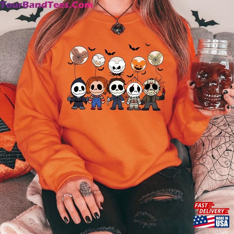 Disney Jack Skellington Cosplay Horror Characters Shirt Nightmare Before Christmas Pumpkin Fall Hoodie T-Shirt 29Uf163416 – Utopia Fashion