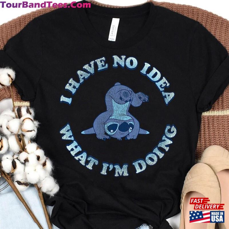 Disney Lilo And Stitch I Have No Idea What’M Doing T-Shirt Magic Kingdom Classic Sweatshirt 29Uf163380 – Utopia Fashion