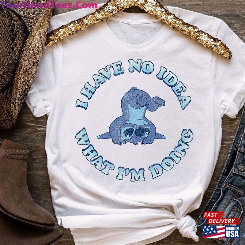 Disney Lilo And Stitch I Have No Idea What’M Doing T-Shirt Magic Kingdom Classic Sweatshirt 29Uf163380 – Utopia Fashion