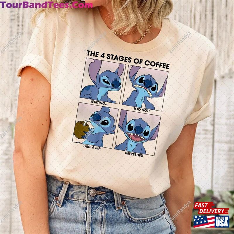 Disney Lilo Stitch Stages Of Coffee Shirt Drink Sweatshirt Hoodie 29Uf152490 – Utopia Fashion