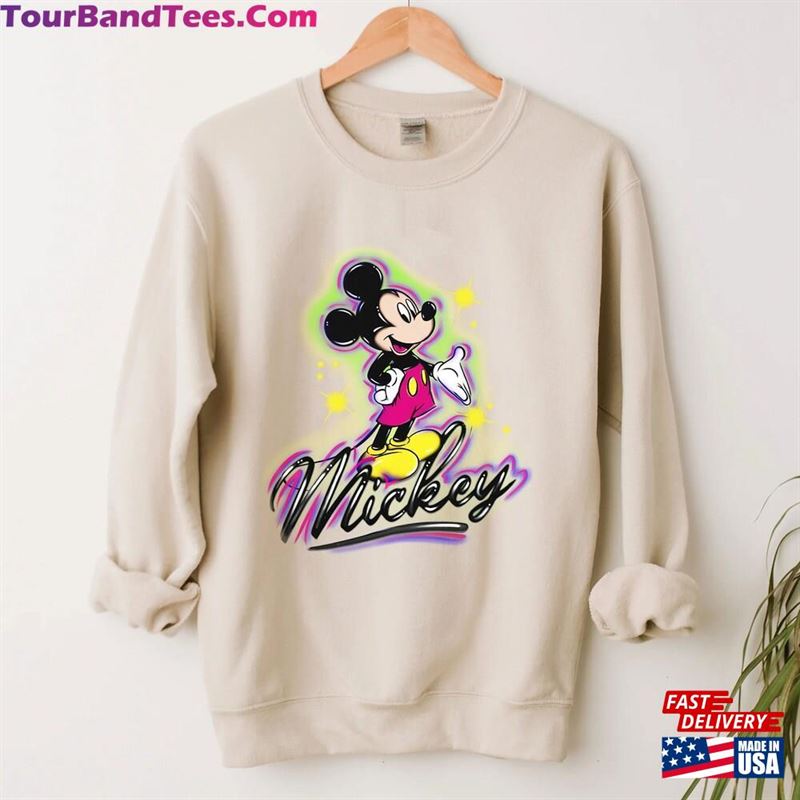 Disney Mickey Mouse Airbrush Portrait Shirt Unisex Sweatshirt 29Uf163230 – Utopia Fashion