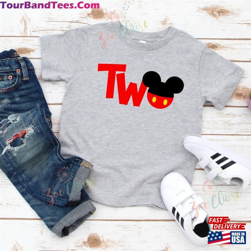 Disney Mickey Mouse Two Birthday Shirt I 2Nd Tee’M Twodles T-Shirt Boy Bday Shirts Hoodie Classic 29Uf147260 – Utopia Fashion