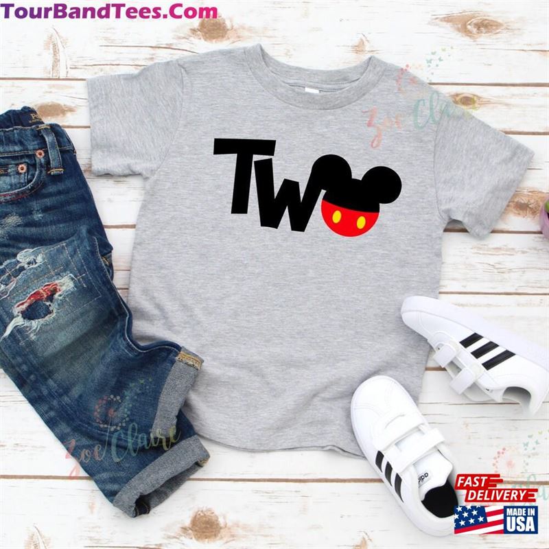 Disney Mickey Mouse Two Birthday Shirt I 2Nd Tee’M Twodles T-Shirt Boy Bday Shirts Hoodie Classic 29Uf147260 – Utopia Fashion