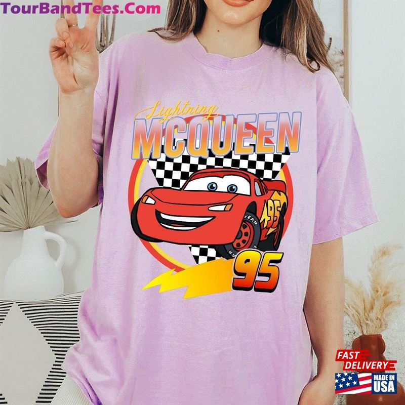 Disney Pixar Cars Lightning Mcqueen Vintage Race T-Shirt Unisex Birthday Shirt Gift For Men Women Kid Marathon Hoodie Sweatshirt 29Uf157374 – Utopia Fashion