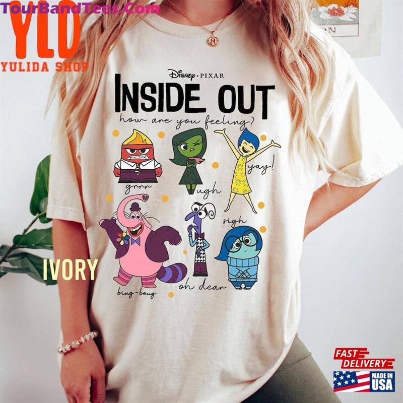 Disney Pixar Inside Out How Are You Feeling Shirt Vacation World Classic Unisex 29Uf152187 – Utopia Fashion