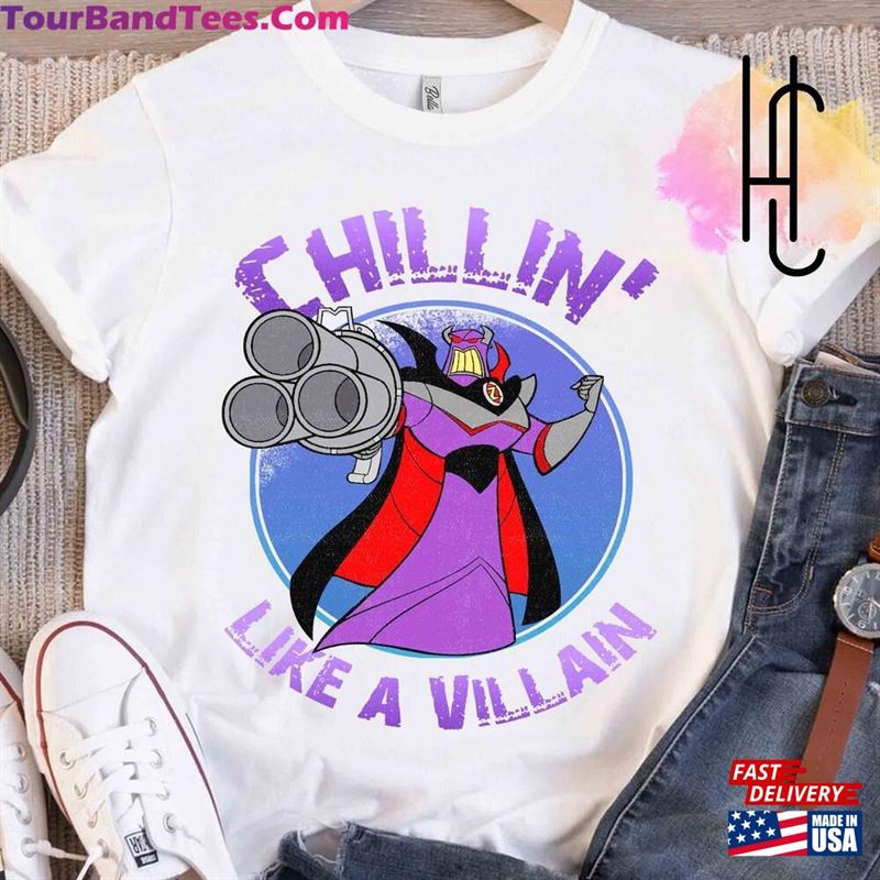 Disney Pixar Toy Story Character Zurg Chillin Villain Retro Shirt Magic Kingdom Unisex T-Shirt Family Birthday Gift Adult Kid Toddler Tee 29Uf163315 – Utopia Fashion