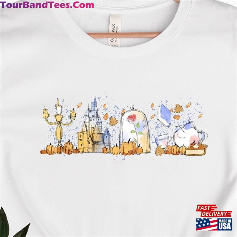 Disney Princess Belle Fall Shirt Beauty And The Beast Characters World T-Shirt Hoodie 29Uf152612 – Utopia Fashion