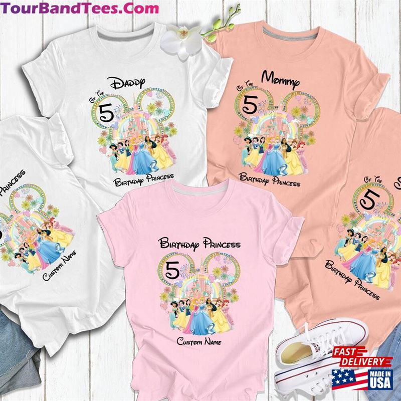 Disney Princess Birthday Shirt Family T-Shirt Hoodie 29Uf152403 – Utopia Fashion